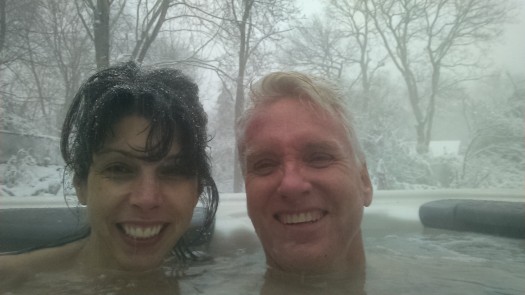 Long Island Hot Tub's own Bill and Gina Renter will definitely be enjoying a togetherness-soak on Valentine's Day. "We use our Bullfrog Spa just about every day throughout the year," says Bill.