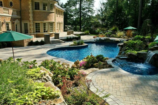 Backyard Retreat with Custom Spa: