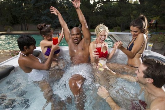 Hot Tub Thank You Party: