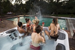 #4. Corporate Hot Tub Parties