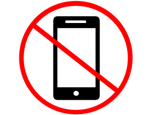  No Cell Phones Wanted