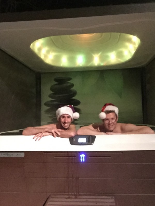 Christmas in a Hot Tub: 