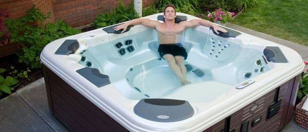 Father's Day treat: Pristine hot tub