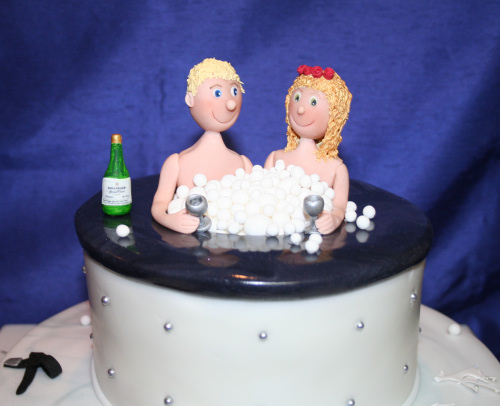 Hot Tub Wedding Cake: