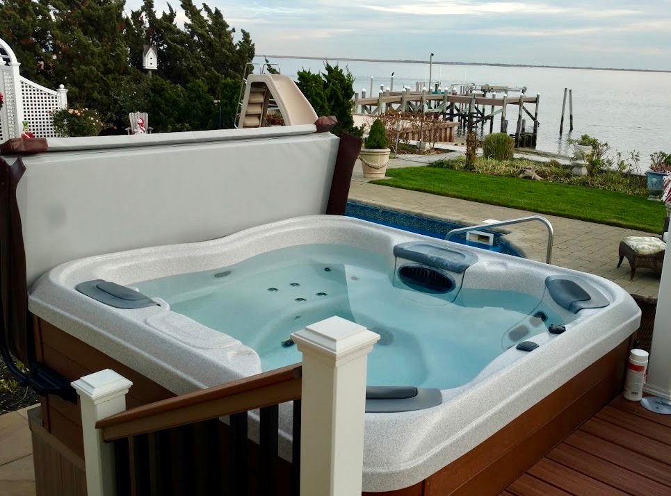 Pool/Waterside Hot Tub Installation: