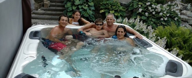 Happy Best Hot Tubs Family (Long Island/NY): This is why we love our work. Happy clients!