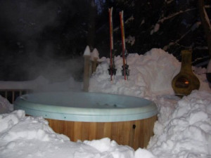 Hot Tubbing in Winter